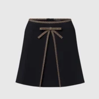 Louis Vuitton Women Monogram Bow Mini Skirt 1AKE8Z