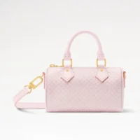 Louis Vuitton Women Nano Speedy Calfskin Leather-Light Bliss M29414