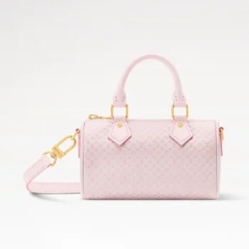 Louis Vuitton Women Nano Speedy Calfskin Leather-Light Bliss M29414