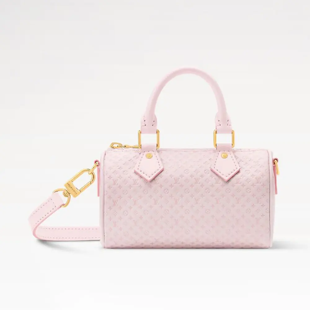 Louis Vuitton Women Nano Speedy Calfskin Leather-Light Bliss M29414 (1) Louis Vuitton Women Nano Speedy Calfskin Leather-Light Bliss M29414