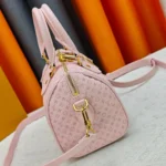 Louis Vuitton Women Nano Speedy Calfskin Leather-Light Bliss M29414