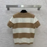 Louis Vuitton Women Openwork Striped Knit Top 1AJZ8L