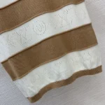 Louis Vuitton Women Openwork Striped Knit Top 1AJZ8L