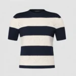 Louis Vuitton Women Openwork Striped Knit Top 1AJZ8T