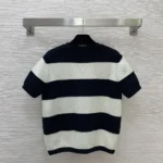Louis Vuitton Women Openwork Striped Knit Top 1AJZ8T
