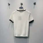 Louis Vuitton Women Pointelle Polo Top 1AK0CD