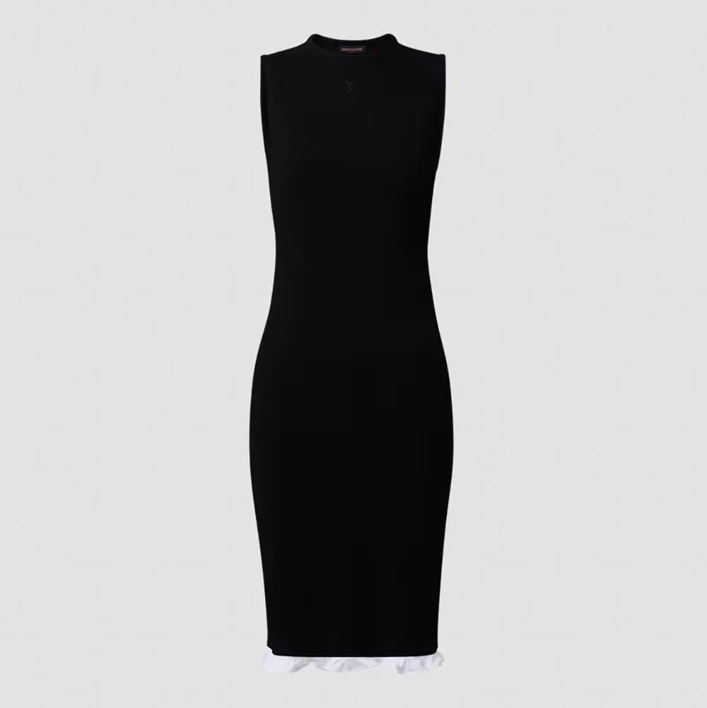 Louis Vuitton Women Ruffle Hem Tank Dress 1AKEP6 (1) Louis Vuitton Women Ruffle Hem Tank Dress 1AKEP6