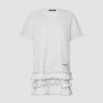 Louis Vuitton Women Ruffle Trim T-Shirt Dress 1AK0F9