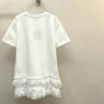 Louis Vuitton Women Ruffle Trim T-Shirt Dress 1AK0F9