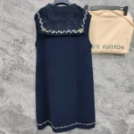 Louis Vuitton Women Sailor Collar Knit Dress 1AJZ65