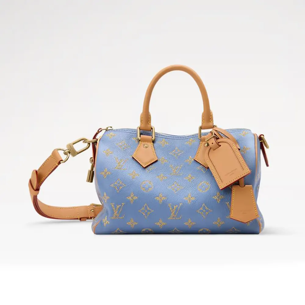 Louis Vuitton Women Speedy P9 Bandoulière 25 in Calfskin Leather M28080 (1) Louis Vuitton Women Speedy P9 Bandoulière 25 in Calfskin Leather M28080