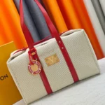 Louis Vuitton Women Voyageur Bag in Lightweight-Red M28509