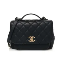 Chanel Women Caviar Quilted Medium Business Affinity Flap