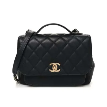 Chanel Women Caviar Quilted Medium Business Affinity Flap