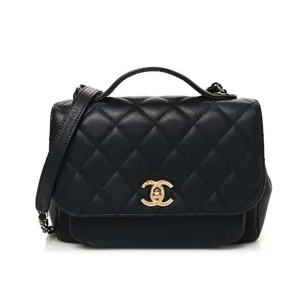 Chanel Women Caviar Quilted Medium Business Affinity Flap (18) Chanel Women Caviar Quilted Medium Business Affinity Flap