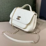 Chanel Women Caviar Quilted Medium Business Affinity Flap