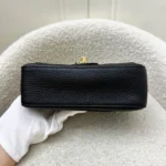 Chanel Women Mini Flap Bag Grained Calfskin & Gold-Tone Metal Black