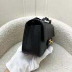 Chanel Women Mini Flap Bag Grained Calfskin & Gold-Tone Metal Black