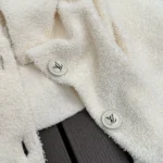 Louis Vuitton Women Flared Terry Cardigan Straw White 1AKDYA