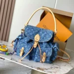 Louis Vuitton Women Montsouris Cargo Backpack Monogram Denim M27330