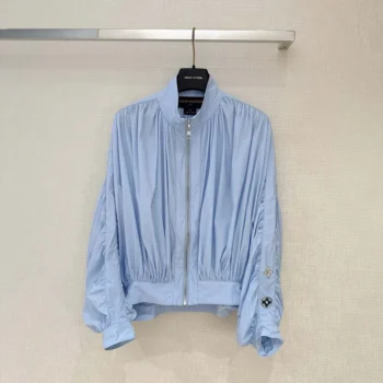 Louis Vuitton Women Ruched Bomber Jacket 1AKF1N