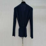 Chanel Women Cardigan Silk Dark Blue - Image 2