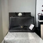 Chanel Women Maxi Flapbag Grained Calfskin & Gold-Tone Metal - Image 14