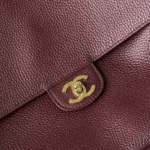 Chanel Women Maxi Flapbag Grained Calfskin & Gold-Tone Metal - Image 7