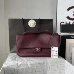 Chanel Women Maxi Flapbag Small Grained Calfskin & Silver-Tone Metal - Image 14