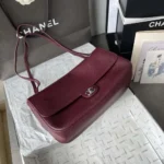 Chanel Women Maxi Flapbag Small Grained Calfskin & Silver-Tone Metal - Image 17