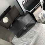 Chanel Women Maxi Flapbag Small Grained Calfskin & Silver-Tone Metal - Image 3