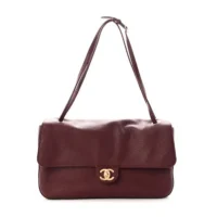 Chanel Women Maxi Flapbag Small Grained Calfskin & Gold-Tone Metal