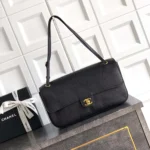 Chanel Women Maxi Flapbag Small Grained Calfskin & Gold-Tone Metal - Image 11