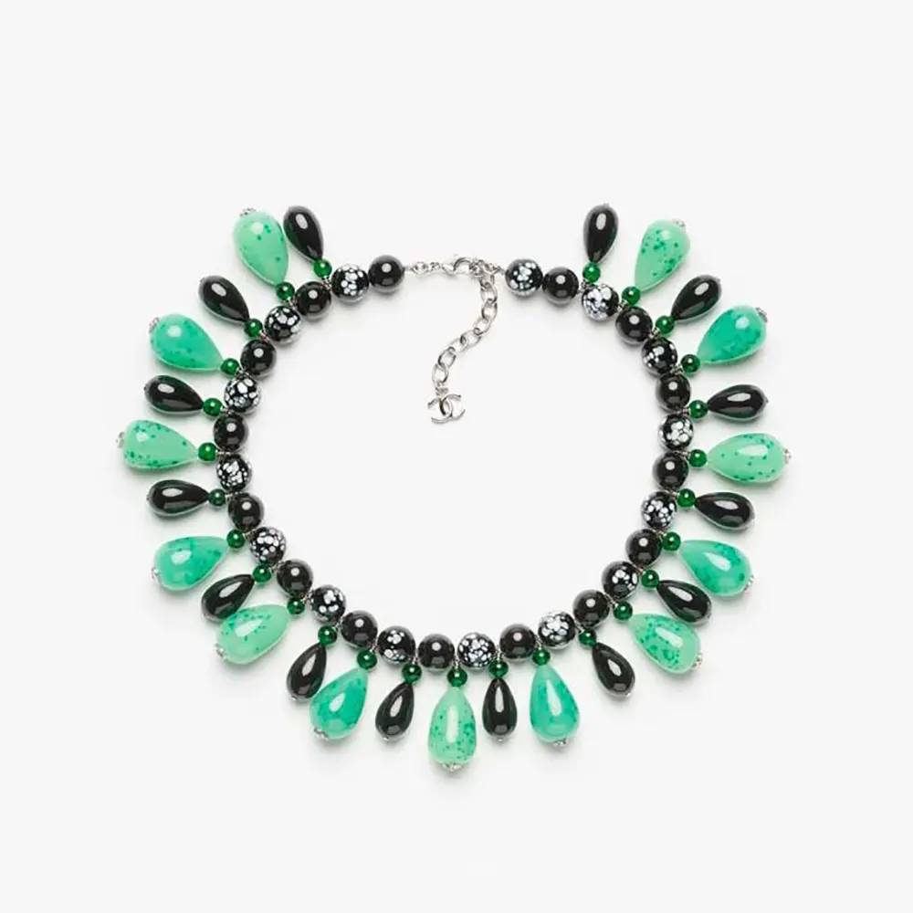 Chanel Women Necklace Metal Glass Pearls & Imitation Pearls ABH672 (1) Chanel Women Necklace Metal Glass Pearls & Imitation Pearls ABH672