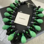 Chanel Women Necklace Metal Glass Pearls & Imitation Pearls ABH672
