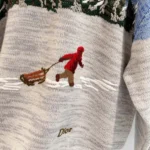 Dior Women DiorAlps Oversized Embroidered Sweater Multicolor Dior d'Hiver Virgin Wool Intarsia - Image 9