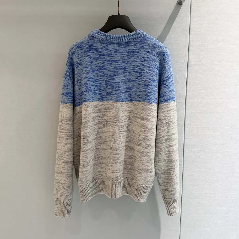 Dior Women DiorAlps Oversized Embroidered Sweater Multicolor Dior d'Hiver Virgin Wool Intarsia - Image 3