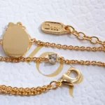 Dior Women Médaillon Bracelet Gold-Finish Metal and Crystals
