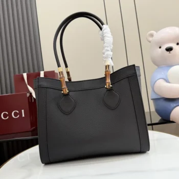 Gucci Women Bamboo Tote Medium Bag-Black ‎A005YBAAG23