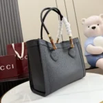 Gucci Women Bamboo Tote Medium Bag-Black ‎A005YBAAG23