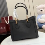 Gucci Women Bamboo Tote Medium Bag-Black ‎A005YBAAG23
