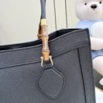Gucci Women Bamboo Tote Medium Bag-Black ‎A005YBAAG23