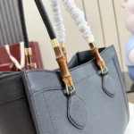 Gucci Women Bamboo Tote Medium Bag-Black ‎A005YBAAG23