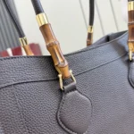 Gucci Women Bamboo Tote Medium Bag-Dark Brown A005YB AAG8Z