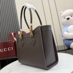 Gucci Women Bamboo Tote Medium Bag-Dark Brown A005YB AAG8Z