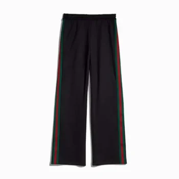 Gucci Women Cotton Jersey Leisure Pants With Web A00A78XJH3Y