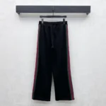 Gucci Women Cotton Jersey Leisure Pants With Web A00A78XJH3Y