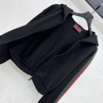 Gucci Women Cotton Jersey Zip Jacket With Web A00A75XJH3Y