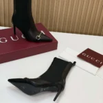 Gucci Women Donna Bootie-Black A00CAYAAGV9