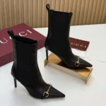 Gucci Women Donna Bootie-Black A00CAYAAGV9